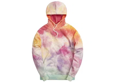 Pre-owned Kith Men's  Tie Dye Williams Iii Hoodie In Pink/green