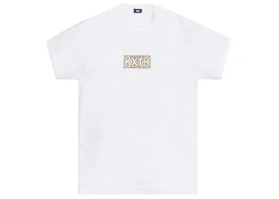 Pre-owned Kith Men's  Tile Classic Logo Tee Shirt In Beige In Sand