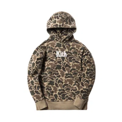 Pre-owned Kith Men's  Timberland Williams Hoodie In Duck Camo
