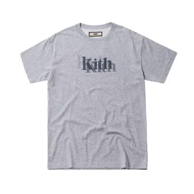 Pre-owned Kith Men's  Tones Tee Shirt In Heather Grey In Gray