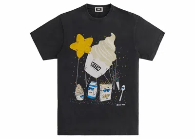 Pre-owned Kith Men's  Treats Balloon Vintage Tee Shirt In Black
