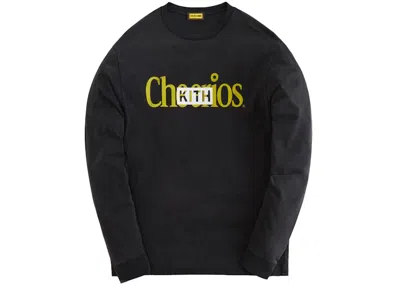Pre-owned Kith Men's  Treats Cheerios Vintage Long Sleeve Tee Shirt In Black