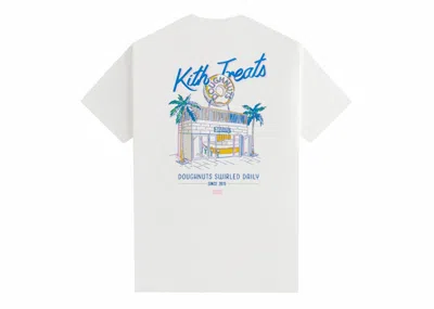 Pre-owned Kith Men's  Treats Doughnut Ii Tee Shirt In White