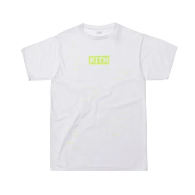 Pre-owned Kith Men's  Treats Encrpyted Tee Shirt In White