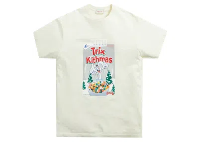 Pre-owned Kith Men's  Treats For Trix Cereal Box Archive Tee Shirt In Sandrift