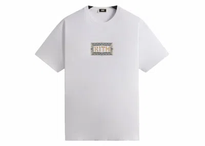 Pre-owned Kith Men's  Treats Hanukkah Hebrew Logo Tee Shirt In White