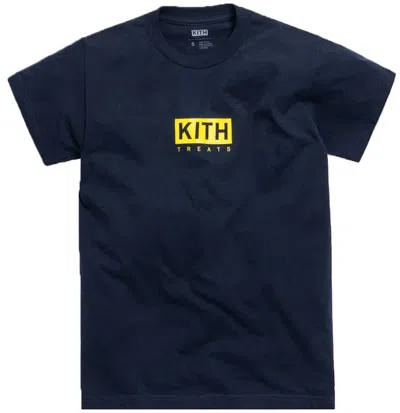 Pre-owned Kith Men's  Treats Home Grown Tee Shirt In Navy Blue