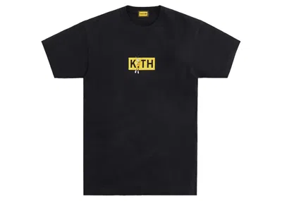 Pre-owned Kith Men's  Treats Honey Nut Cheerios Buzz Bee Classic Logo Tee Shirt In Black