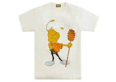 Pre-owned Kith Men's  Treats Honey Nut Cheerios Buzz Bee Vintage Tee Shirt In Sandrift