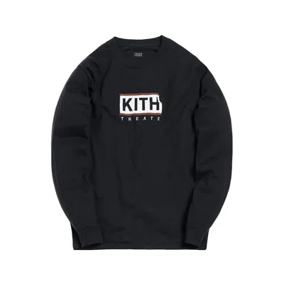 Pre-owned Kith Men's  Treats Ice Cream Sandwich Long Sleeve Tee Shirt In Black