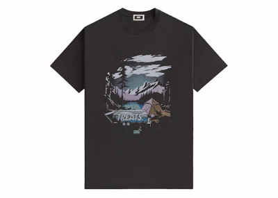 Pre-owned Kith Men's  Treats Lake Vintage Tee Shirt In Black