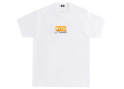Pre-owned Kith Men's  Treats Paris Café Tee Shirt In White
