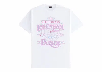 Pre-owned Kith Men's  Treats Parlor Tee Shirt In Ultra Pink
