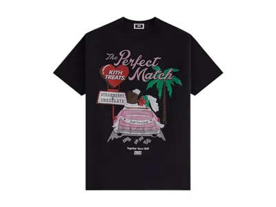 Pre-owned Kith Men's  Treats Perfect Match Vintage Tee Shirt In Black