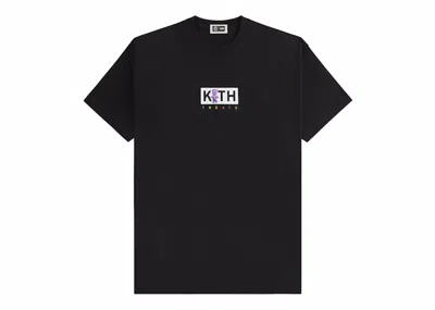 Pre-owned Kith Men's  Treats Sour Patch Kids Classic Logo Tee Shirt In Black