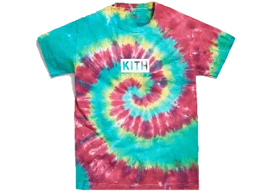 Pre-owned Kith Men's  Treats Swirl Tee Shirt In Multi