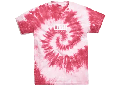 Pre-owned Kith Men's  Treats Swirl Tee Shirt In Red
