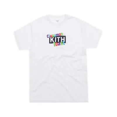 Pre-owned Kith Men's  Treats X Cinnamon Toast Crunch Classic Logo Tee Shirt In White