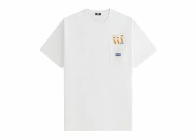 Pre-owned Kith Men's  Treats Yoku Moku Pocket Tee Shirt In White