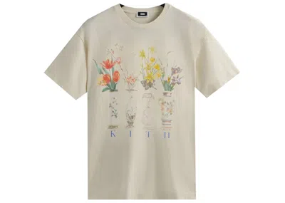 Pre-owned Kith Men's  Vase Vintage Tee Shirt In Sandrift