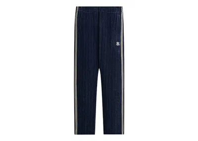 Pre-owned Kith Men's  Velvet Cord Damon Track Pant In Nocturnal In Black