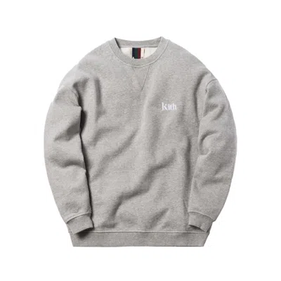 Pre-owned Kith Men's  Vintage Crewneck Sweatshirt In Heather Grey