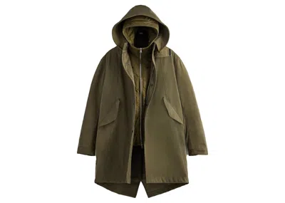 Pre-owned Kith Men's  Walton Parka With Liner In Jacket Cypress