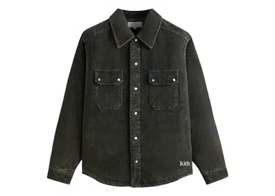 Pre-owned Kith Men's  Washed Corduroy Puffed Rowan Jacket In Machine