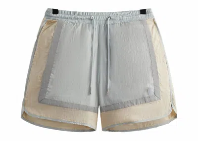 Pre-owned Kith Men's  Washed Dylan Shorts In Powder In White