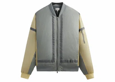 Pre-owned Kith Men's  Washed Silas Bomber Jacket In Reverie In Purple