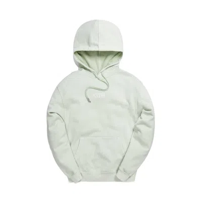 Pre-owned Kith Men's  Williams Iii Crystal Wash Fleece Hoodie In Mint