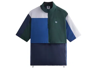 Pre-owned Kith Men's  Wilson Court Panelled Windshirt In Elite