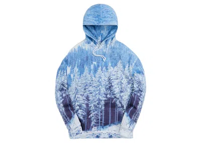 Pre-owned Kith Men's  Winter Forest Hoodie In White
