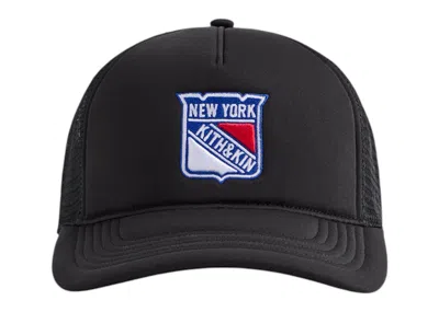 Pre-owned Kith Men's  X 47 New York Rangers Trucker Cap In Black