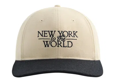 Pre-owned Kith Men's  X '47 Ny To The World Franchise Long Sleeve Cap In Sandrift