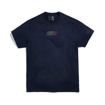 Pre-owned Kith Men's  X Adidas Terrex Tee Shirt In Night Navy Blue