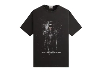 Pre-owned Kith Men's  X Batman Dark Knight Cw Vintage Tee Shirt In Black