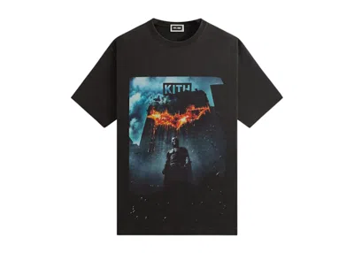 Pre-owned Kith Men's  X Batman Dark Knight International Vintage Tee Shirt In Black