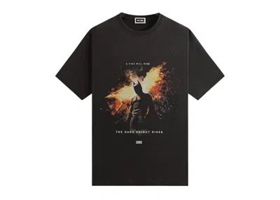 Pre-owned Kith Men's  X Batman Dark Knight Rises Vintage Tee Shirt In Black