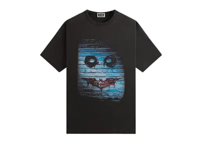 Pre-owned Kith Men's  X Batman Dark Knight Teaser Vintage Tee Shirt In Black