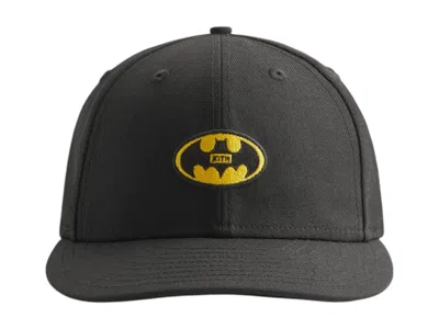 Pre-owned Kith Men's  X Batman For New Era 59fifty Low Profile Cap In Black