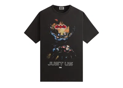 Pre-owned Kith Men's  X Batman Just Us Vintage Tee Shirt In Black