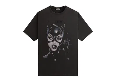 Pre-owned Kith Men's  X Batman Selina Kyle Vintage Tee Shirt In Black