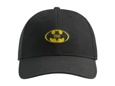 Pre-owned Kith Men's  X Batman Twill Aaron Cap In Black