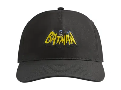 Pre-owned Kith Men's  X Batman Twill Low Pinch Crown Snapback Cap In Black