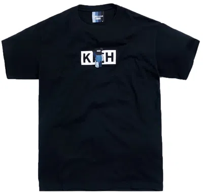 Pre-owned Kith Men's  X Bearbrick Logo Tee Shirt In Black