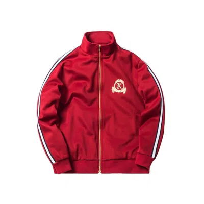Pre-owned Kith Men's  X Bergdorf Goodman Track Jacket In Scarelet Red Red