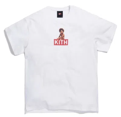Pre-owned Kith Men's  X Biggie Classic Logo Tee Shirt In White