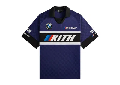 Pre-owned Kith Men's  X Bmw Moto Jersey In Techno Violet In Purple