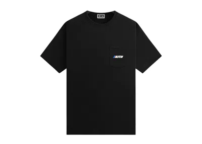 Pre-owned Kith Men's  X Bmw Motorsport Ad Pocket Tee Shirt In Black